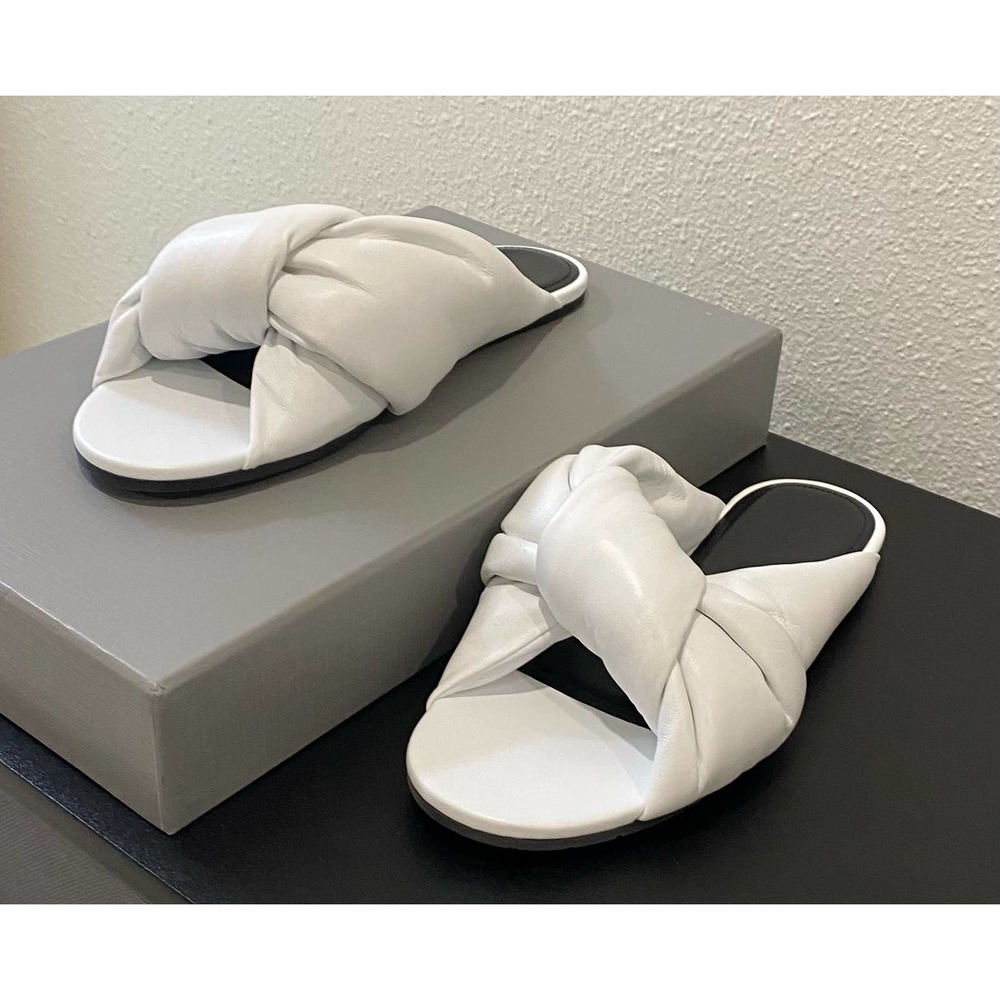 Balenciaga Drapy Sandal Optical White SIZE 6 - Picture 4 of 6